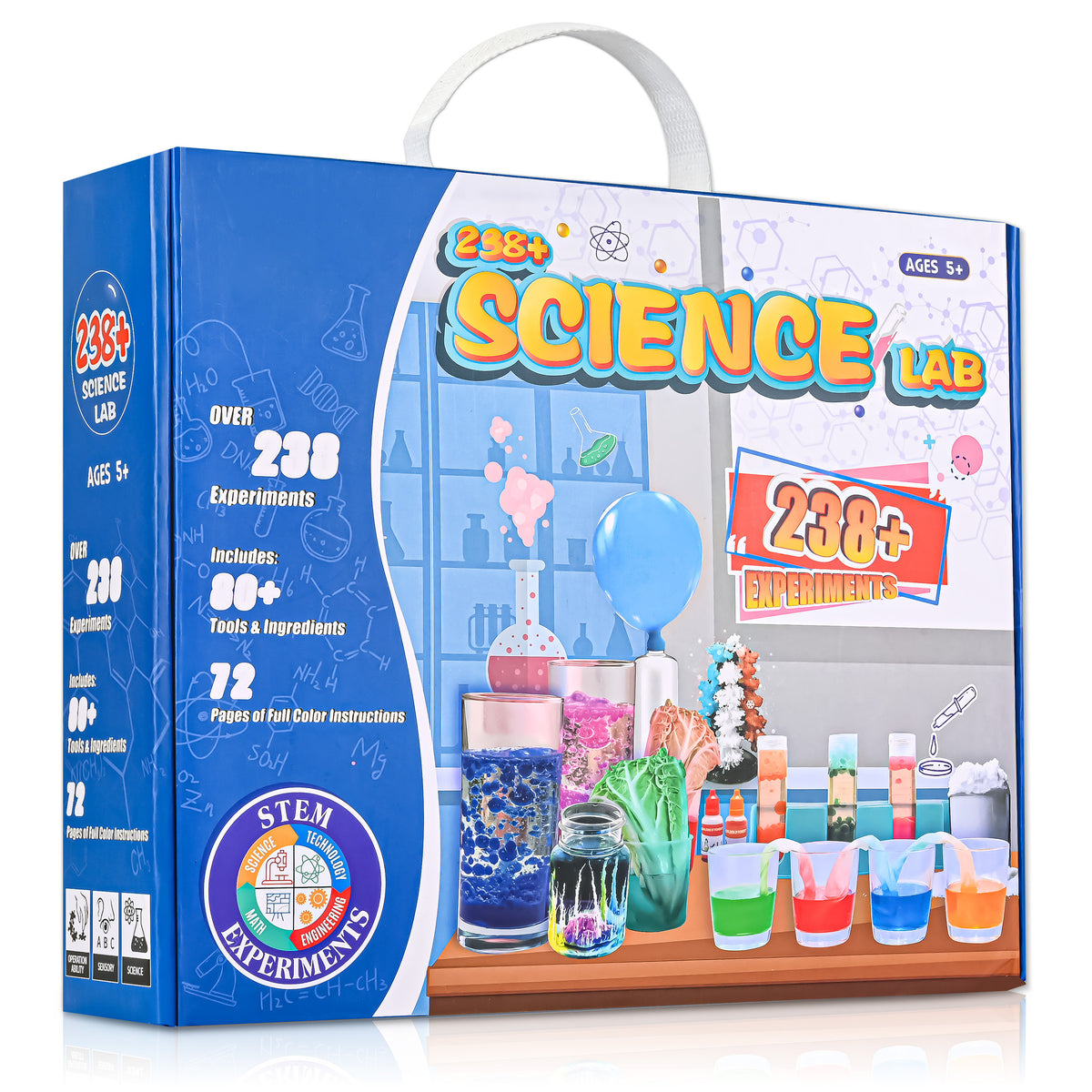 QIAHO 238+ Lab Experiments Science Kits for Kids STEM Educational Toys Gifts for Boys Girls Age 5-12