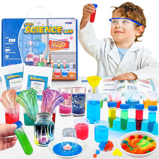 QIAHO 238+ Lab Experiments Science Kits for Kids STEM Educational Toys Gifts for Boys Girls Age 5-12