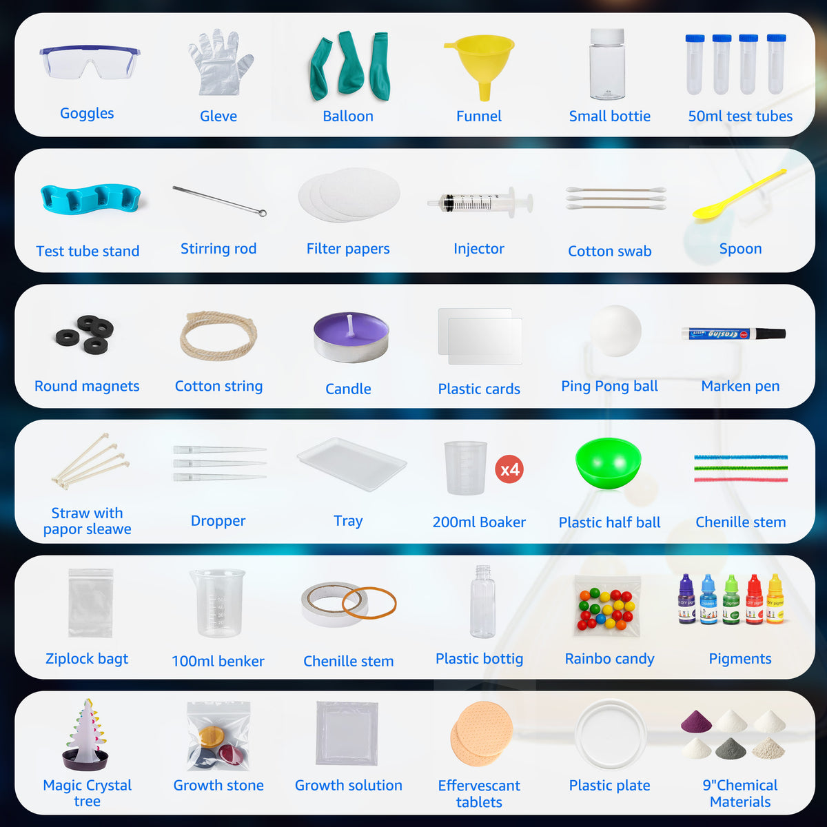 QIAHO 238+ Lab Experiments Science Kits for Kids STEM Educational Toys Gifts for Boys Girls Age 5-12