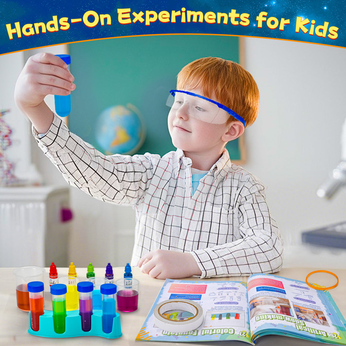 QIAHO 238+ Lab Experiments Science Kits for Kids STEM Educational Toys Gifts for Boys Girls Age 5-12